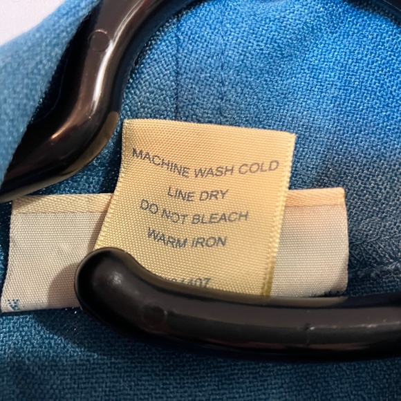 💲⬇️ TravelSmith Women’s Blue Waterfall Cardigan Jacket with Tie Belt - Picture 6 of 6